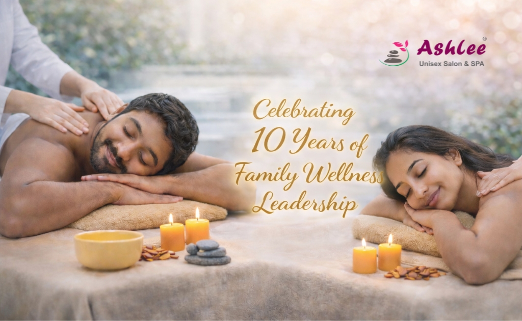 Luxury massage center in Vadapalani offering couple wellness massage therapy celebrating 10 years of family wellness leadership